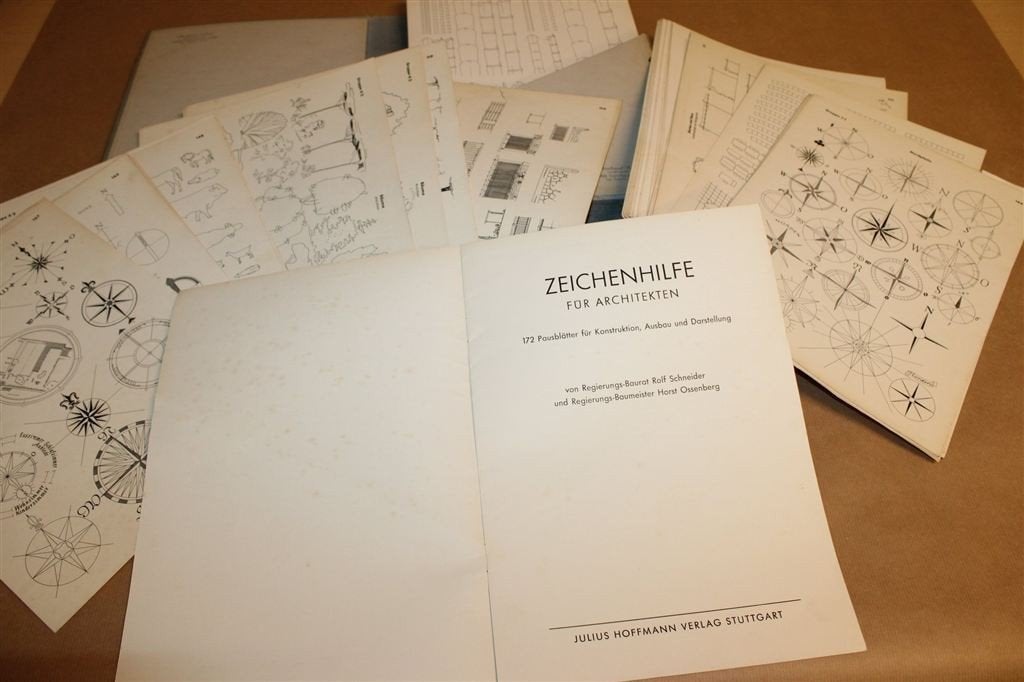 Zeichenhilfe für Architekten — 172 Detailtekeningen 1951, Ophalen of Verzenden, Gelezen, Architecten