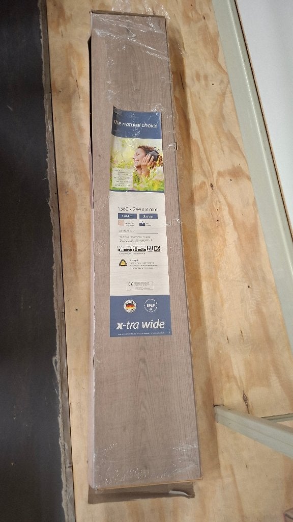 Mooie ingelstad Eiken donker grijs laminaat, Ophalen, ., ., Nieuw