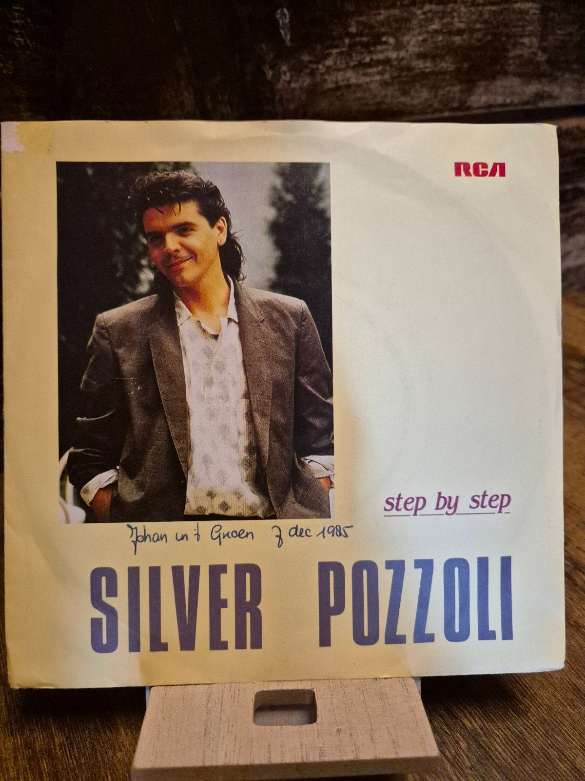 Silver Pozzoli - Step By Step (Single, 1985), Fotohoes, Ophalen of Verzenden, Gebruikt, Pop