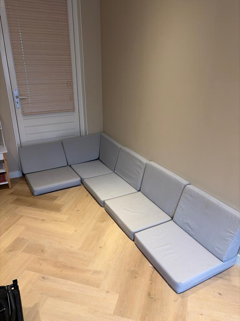 Kussens voor tuinhoekbank - 5 zitkussens, 5 rugkussens, Ophalen