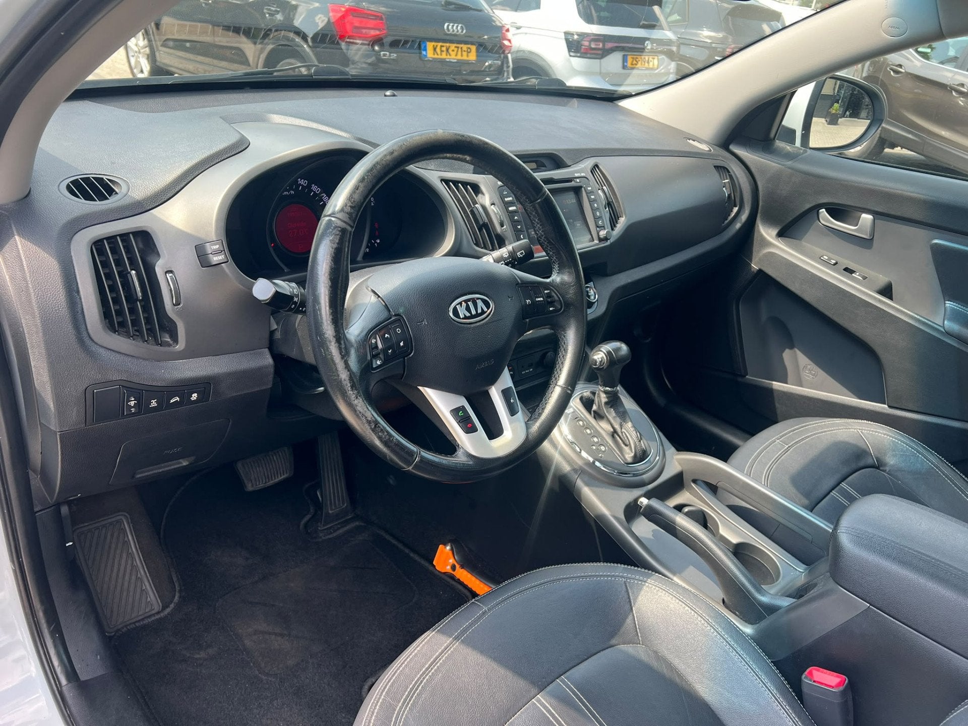 Kia Sportage 2.0 Super Pack AWD pano, cruise, leer, navi, st, Auto's, Kia, Automaat, Gebruikt, Zwart, 4 cilinders
