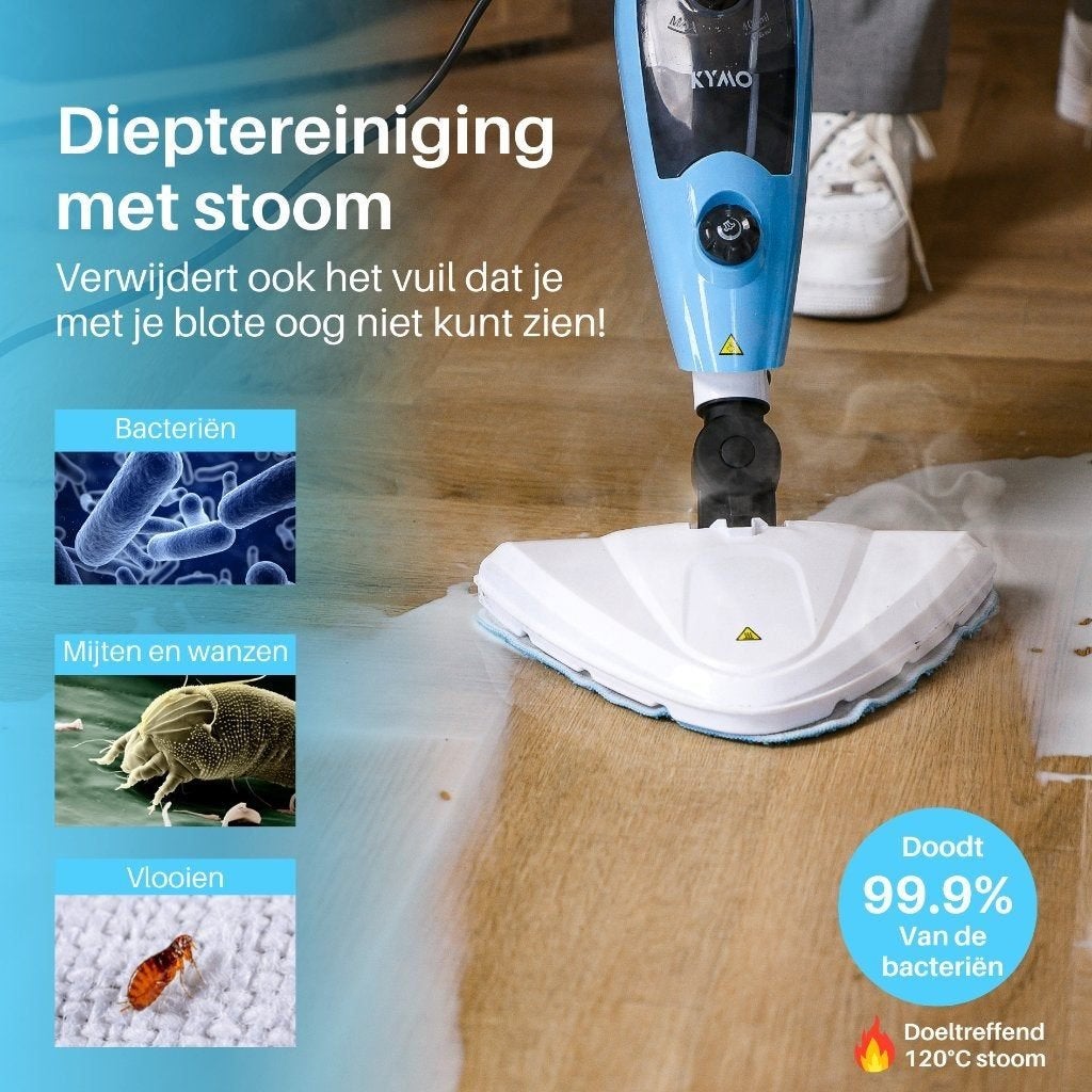 Stoommop - tegen bedwantsen en bacteriën - Stoomreiniger, Ophalen of Verzenden, Refurbished, Kledingstomer