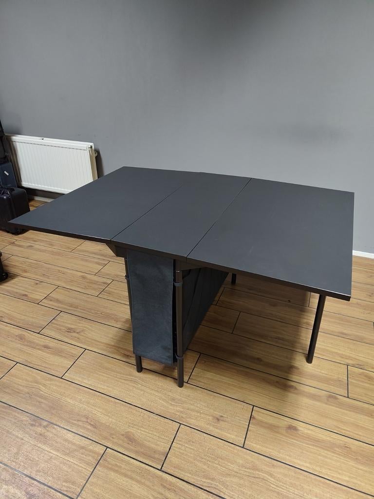 IKEA KALLHÄLL klaptafel zwart - Gebruikt, Ophalen, Gebruikt, 100 tot 150 cm, 50 tot 100 cm