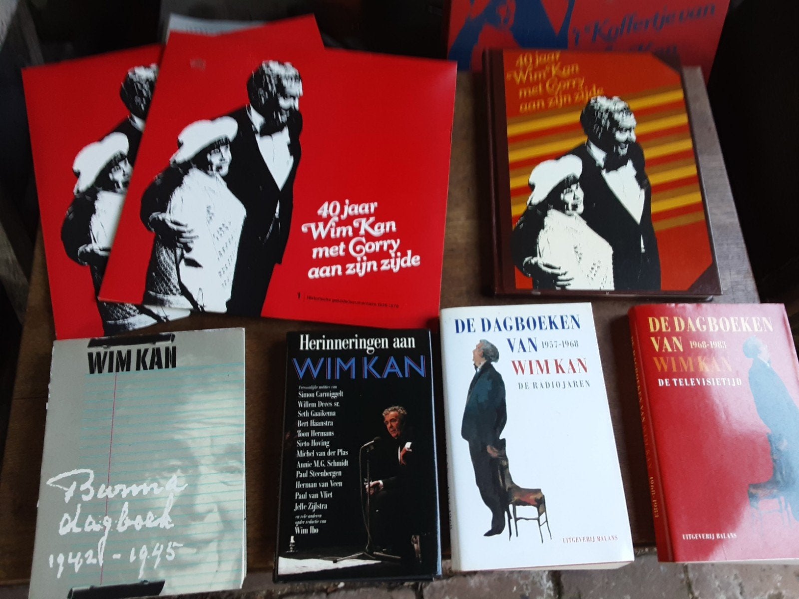 Wim Kan, boeken en grammofoon platen, Ophalen of Verzenden