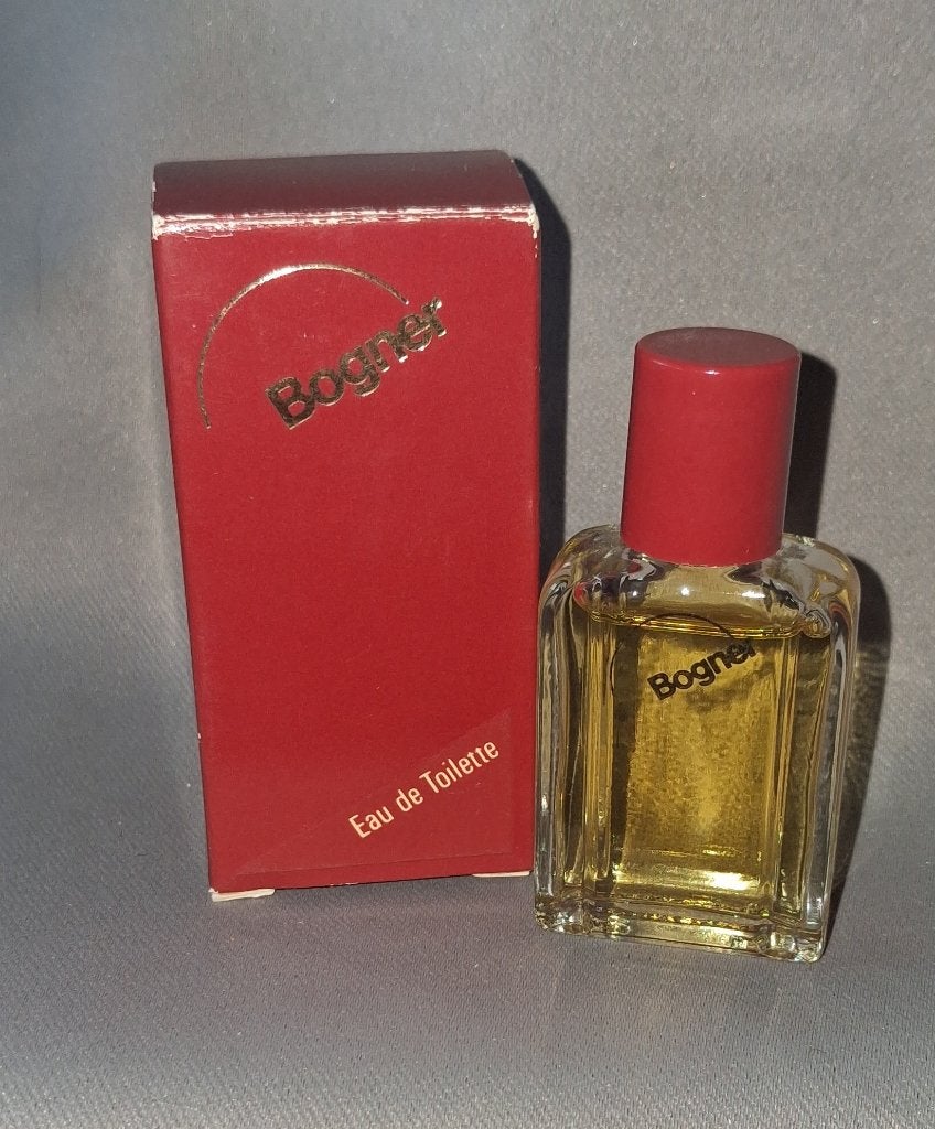 Volle parfum mini Bogner + Doosje, Ophalen of Verzenden, Zo goed als nieuw, Miniatuur, Gevuld