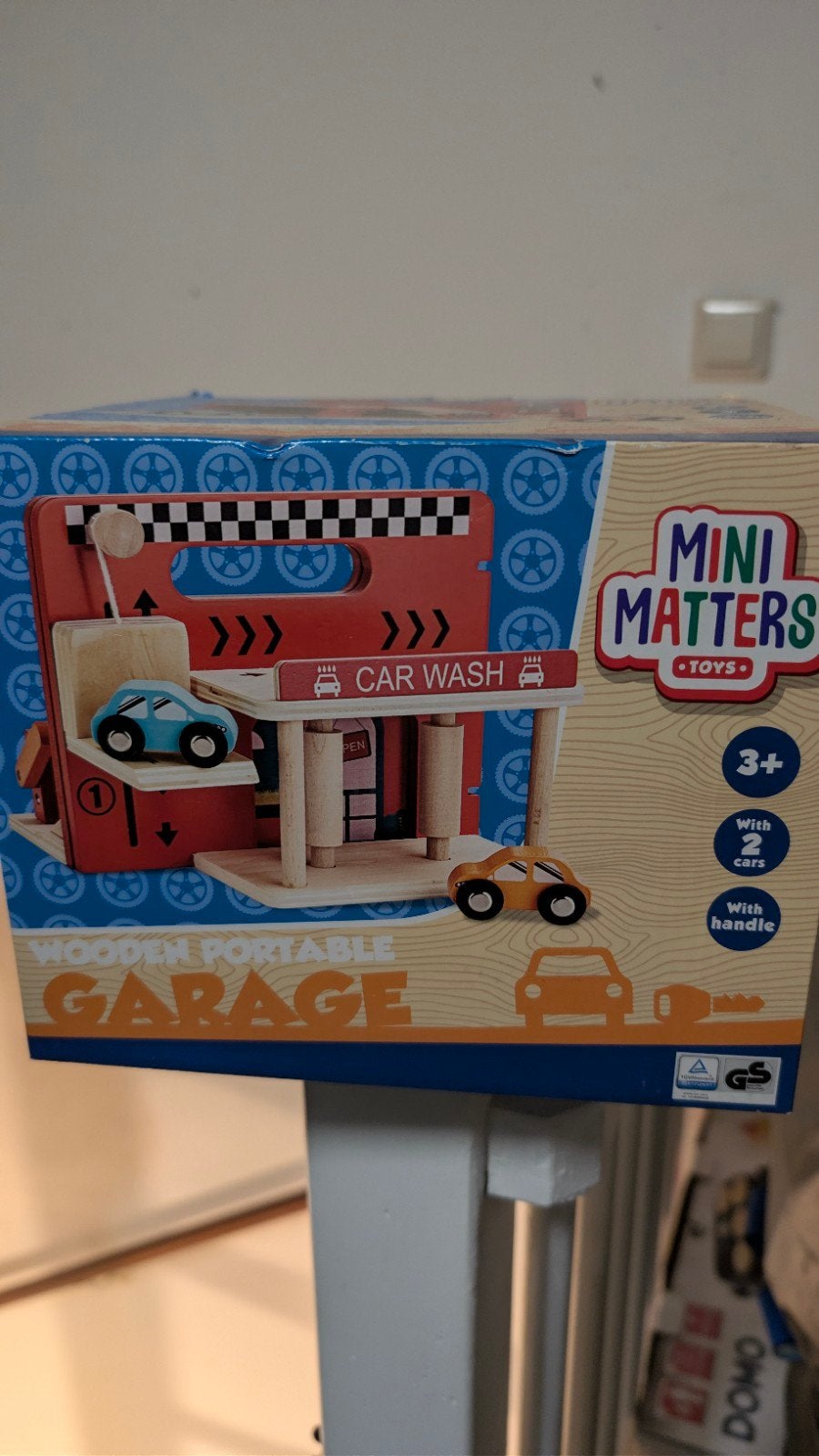Mini Matters Houten Draagbare Garage met 2 Auto's, Ophalen, Nieuw