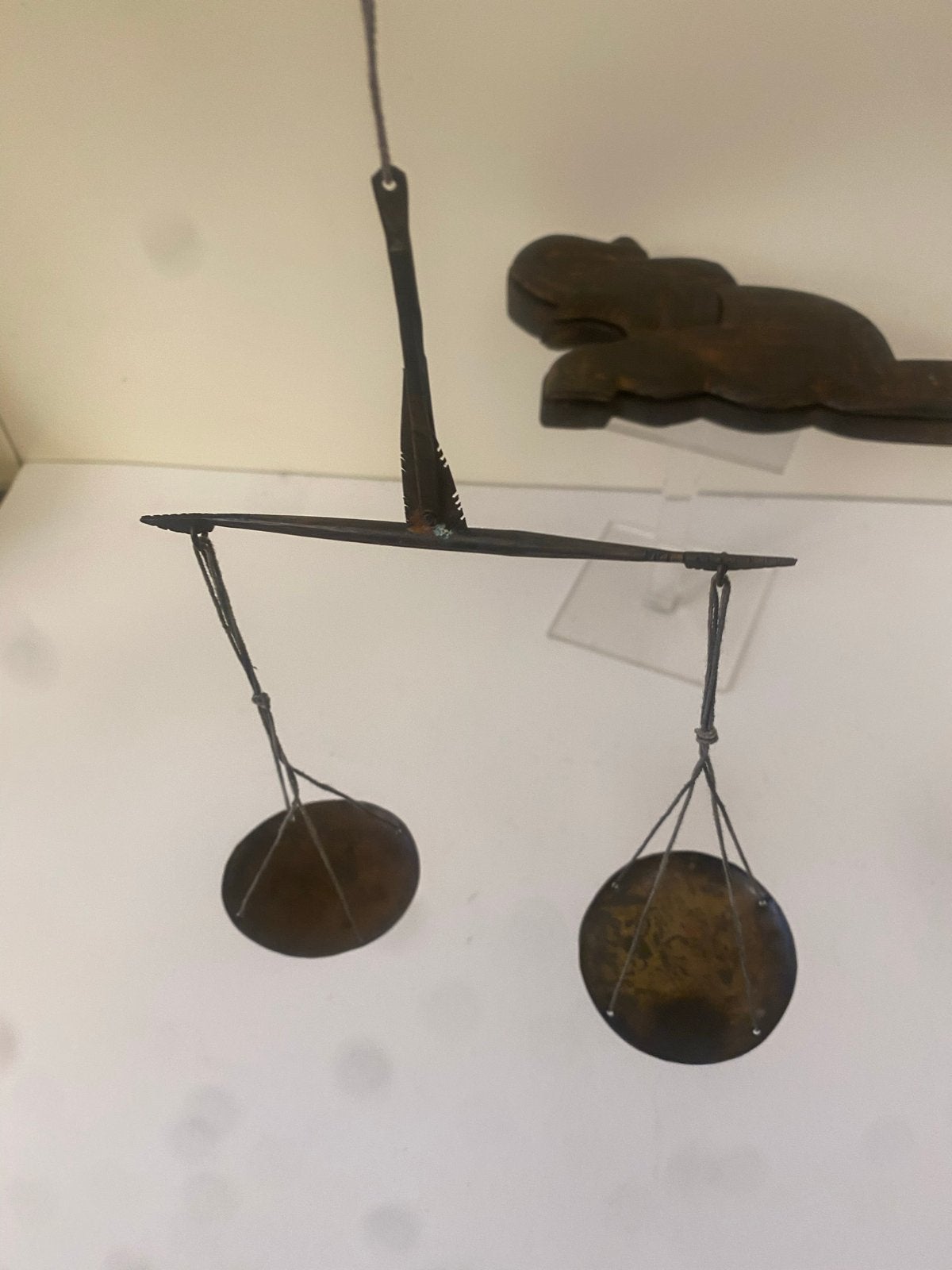 Antieke Chinese Opium Weegschaal in Olifantendoosje, Ophalen of Verzenden