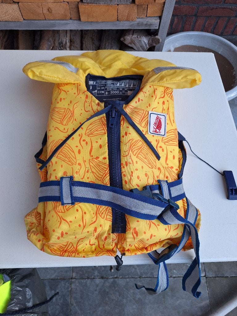 Zwemvest kind geel, Watersport en Boten, Watersportkleding, Ophalen, Gebruikt, Kind, Reddingsvest of Zwemvest