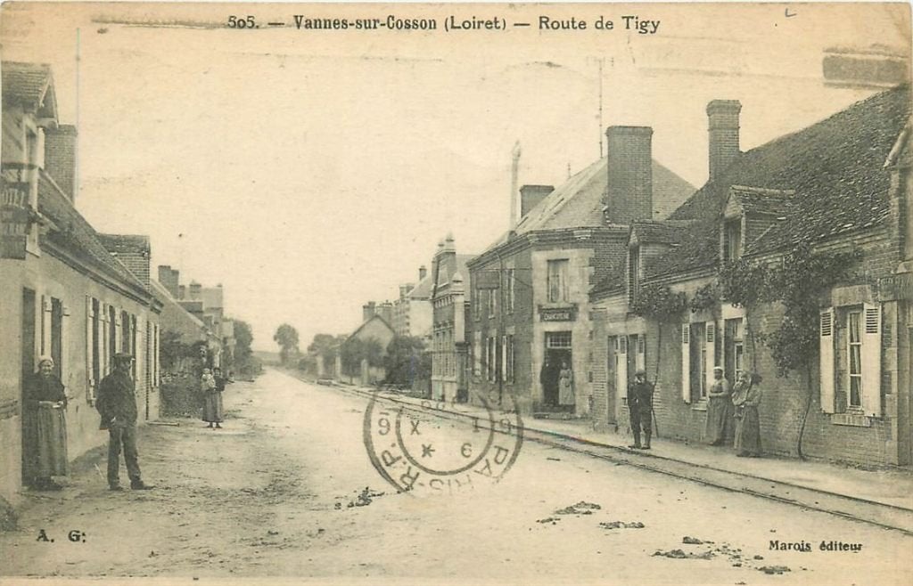 379-041-017 Vannes sur Cosson (Loiret) Route de Tigy, Ophalen of Verzenden, Voor 1920, Frankrijk
