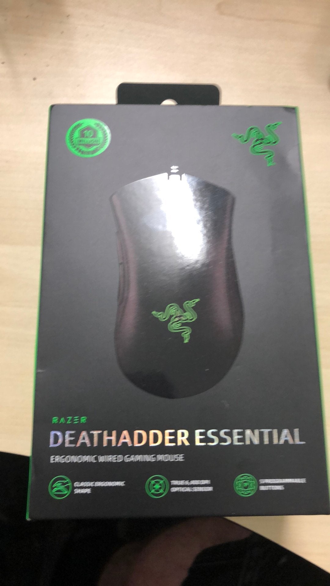 ️ Razer DeathAdder Essential Gaming Muis–6.400 DPI nieuw, Computers en Software, Muizen, Muis, Gaming muis, Nieuw, Ophalen of Verzenden