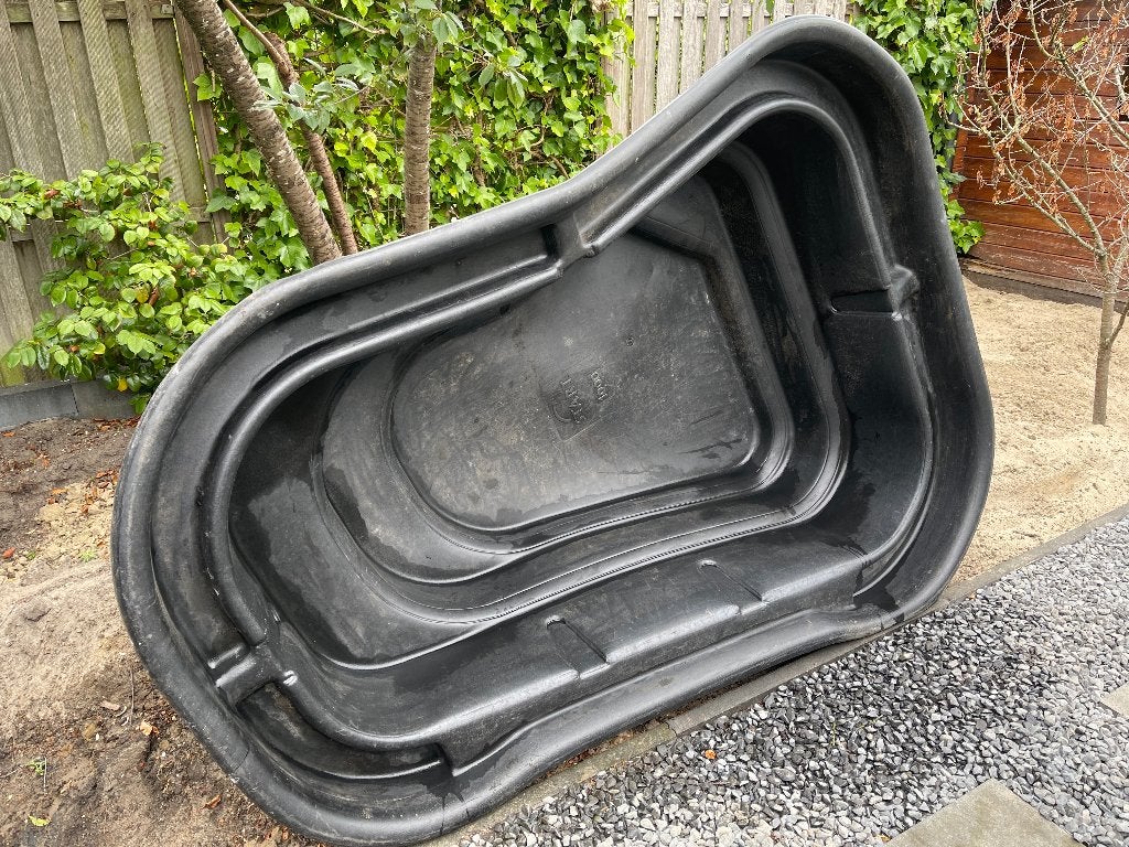 Vijverbak Zwart 1000L, Ophalen, Gebruikt