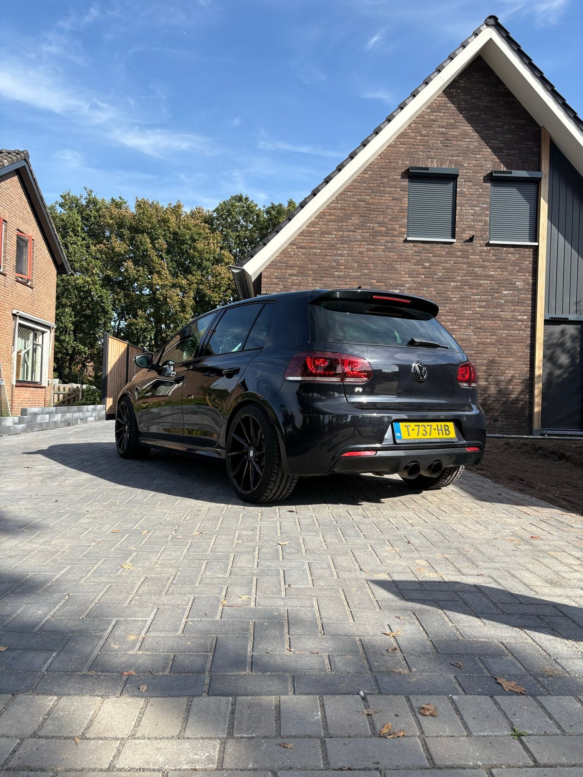 Golf 6 r 320 pk full option, 271 pk, Zwart, 1984 cc, Zwart