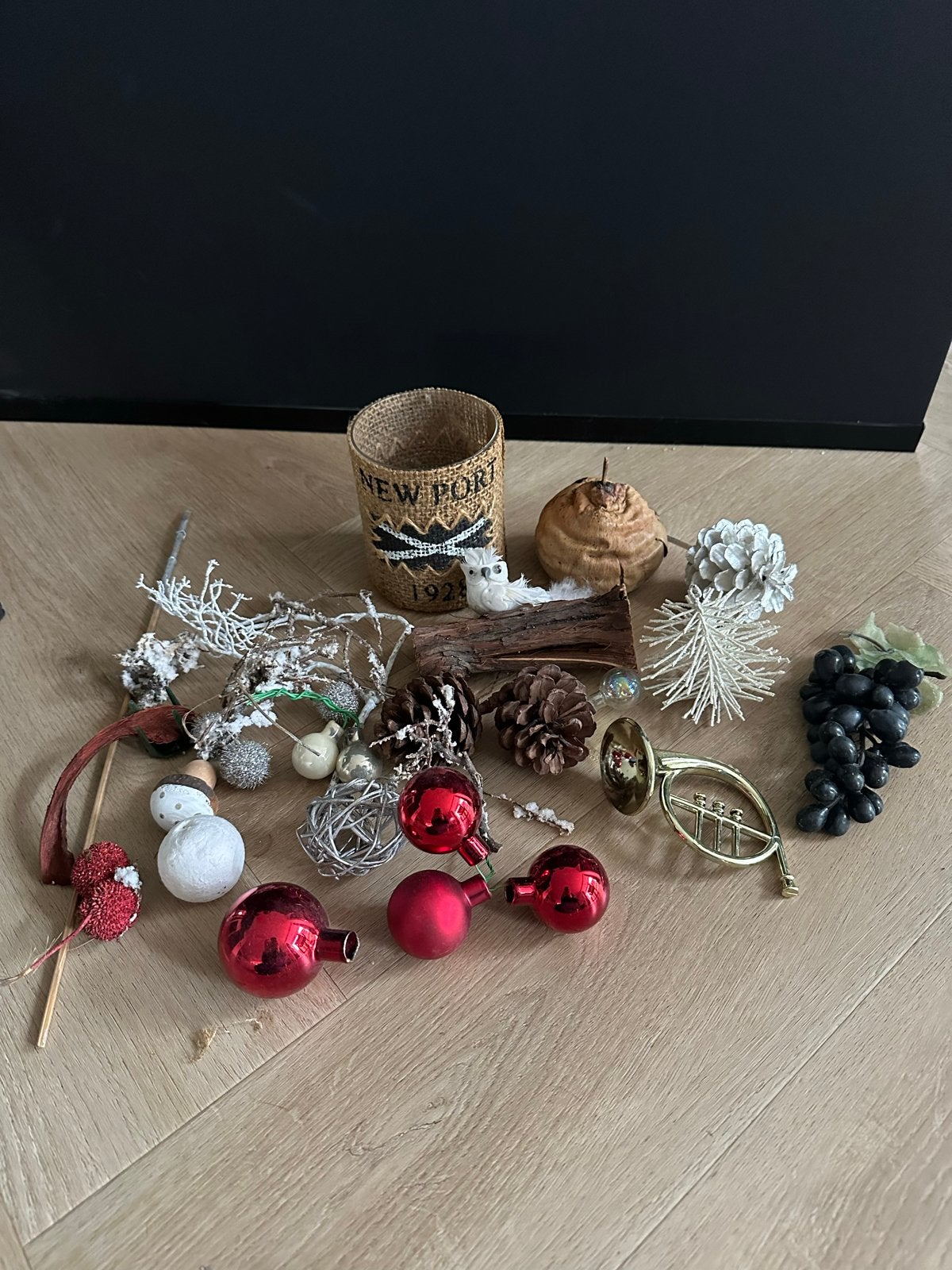 Kerstspullen om Kerststukje te maken, Ophalen of Verzenden, Gebruikt