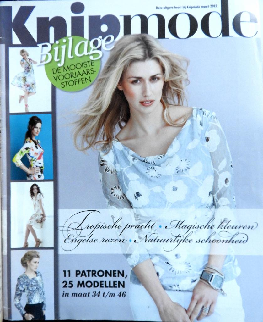 1 x Burda aug. 1997 EN Knipmode maart 2012 (incl. Bijlage), Overige typen, Verzenden, Vrouw, Burda