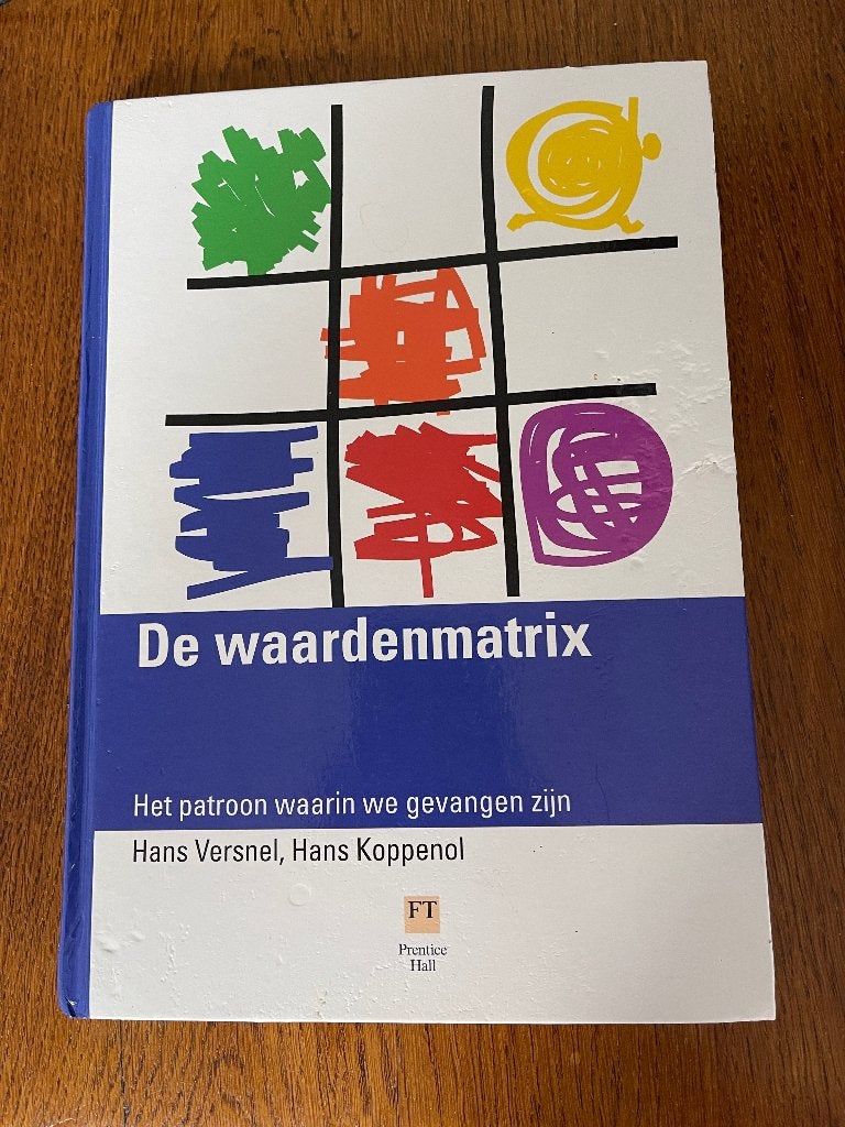 "De Waardenmatrix" 'Het patroon waarin we gevangen zijn', Boeken, Ophalen of Verzenden, Zo goed als nieuw