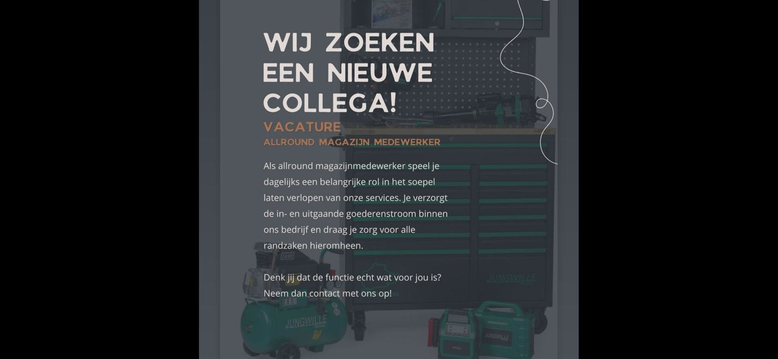 Gereedschap groothandel in soesteberg meld je aan !!!, Vacatures, Overige vormen