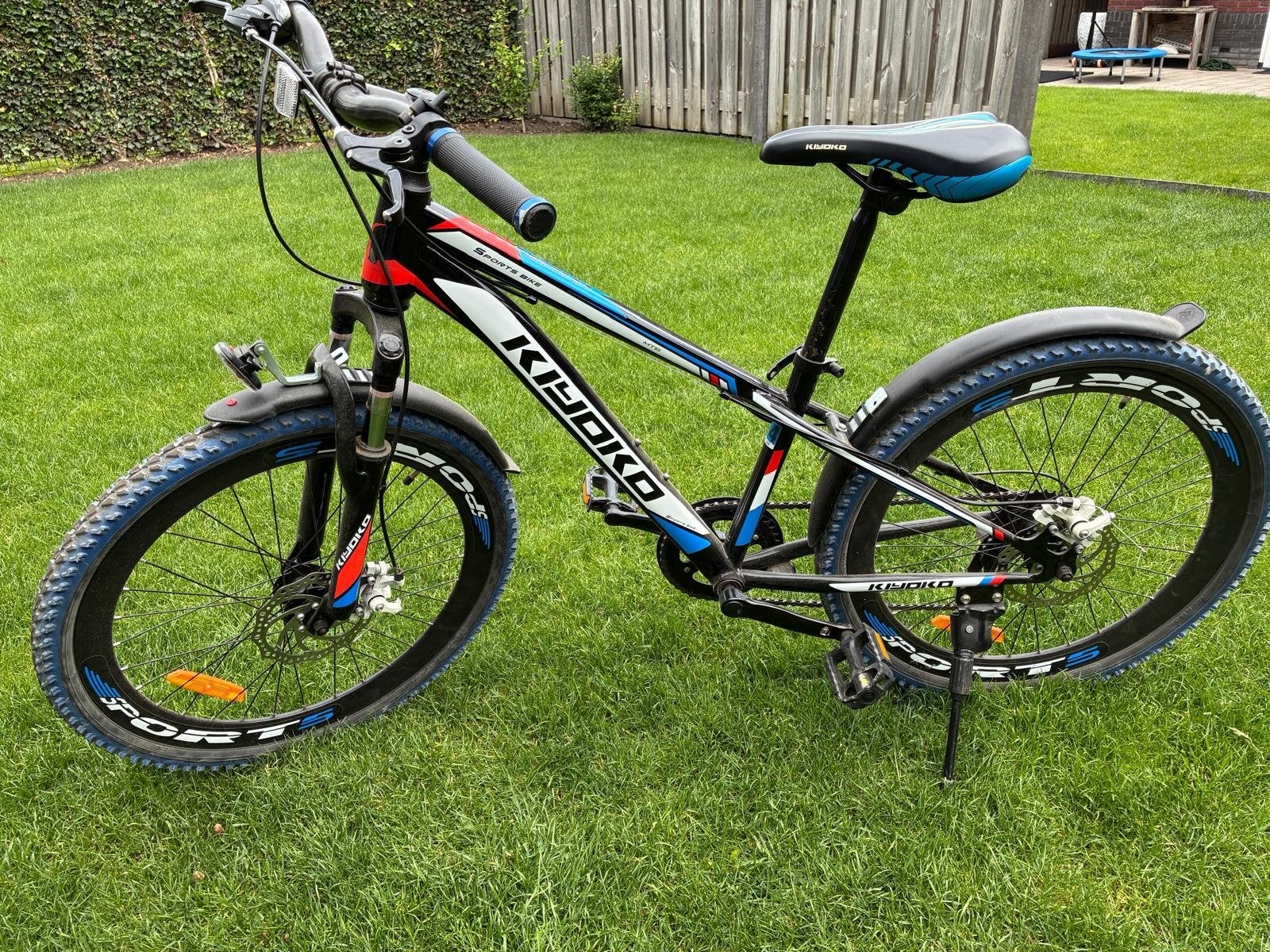 Kinderfiets 24 inch - Kiyoko (Shimano 7 versnellingen), Fietsen en Brommers, Ophalen, Gebruikt, Velgrem, 20 inch of meer