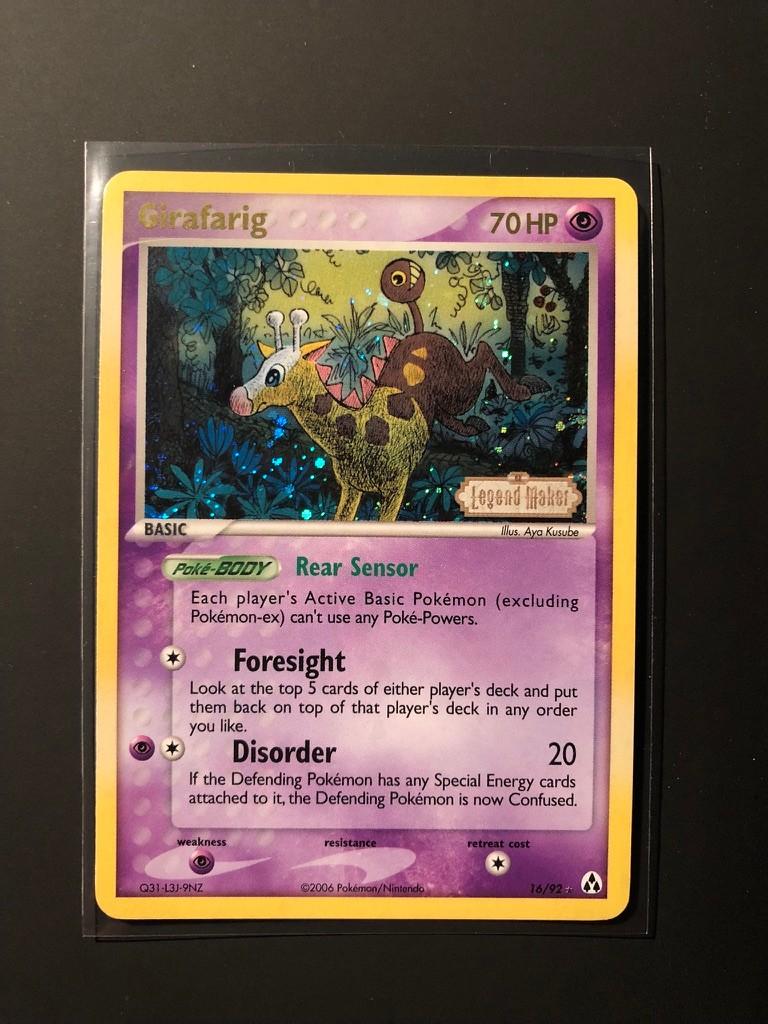 Girafarig holo ex legend maker, Ophalen of Verzenden, Nieuw, Losse kaart