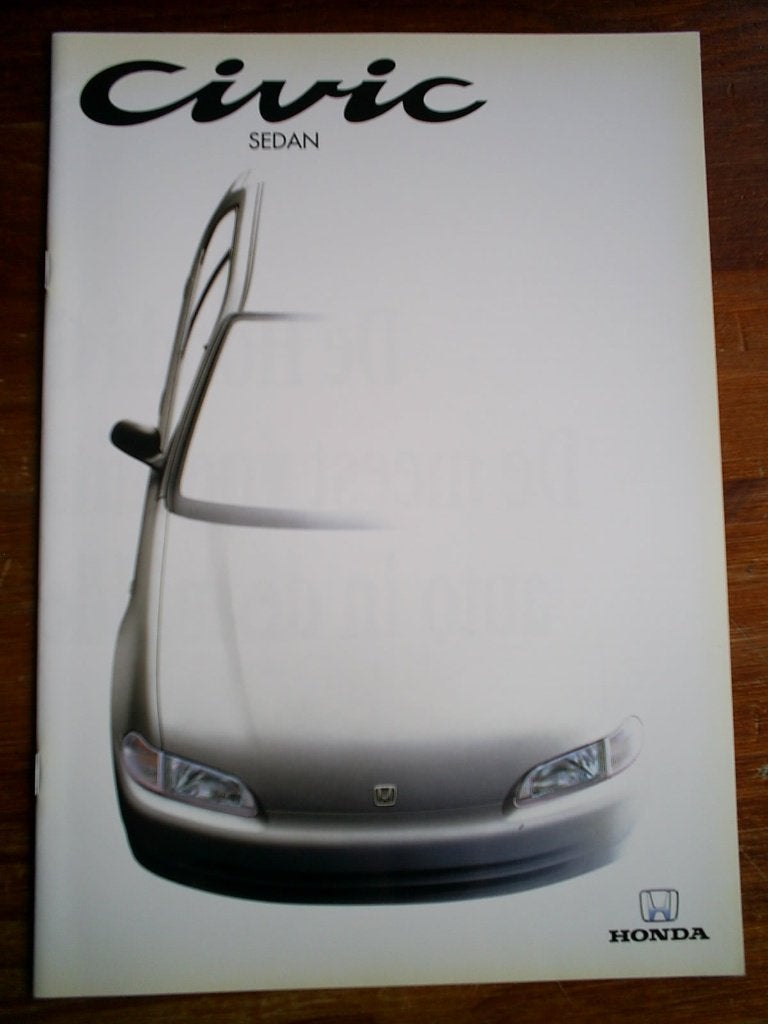 Honda Civic Sedan o.a. ESi / VTi [ 11 / 1991 ], Verzenden, Zo goed als nieuw, Honda
