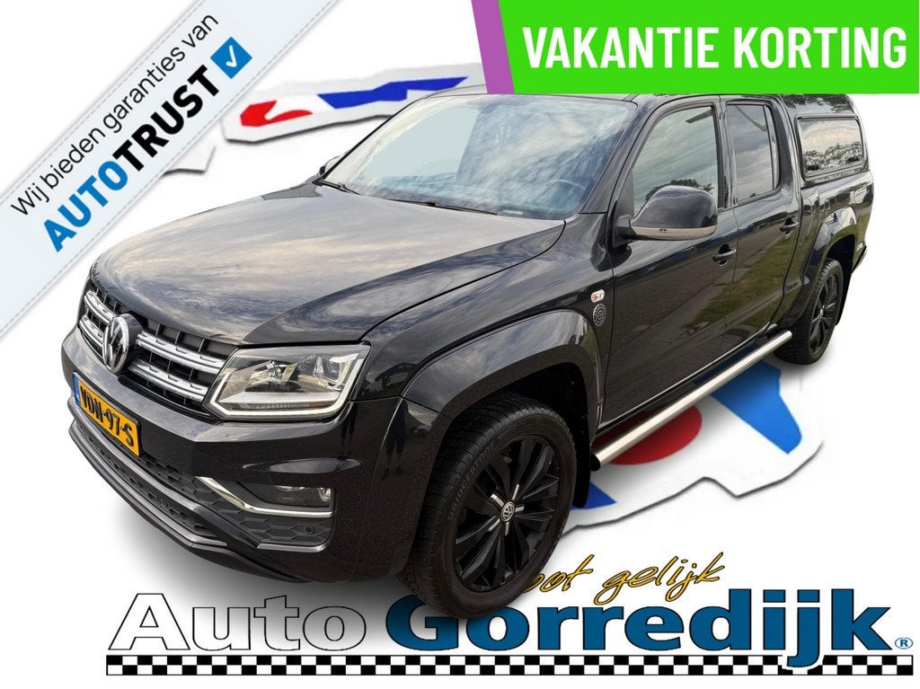 Volkswagen Amarok 3.0 TDI 4Motion DC Aventura V6 258Pk 5Pers, Gebruikt, Zwart, Bedrijf, Diesel