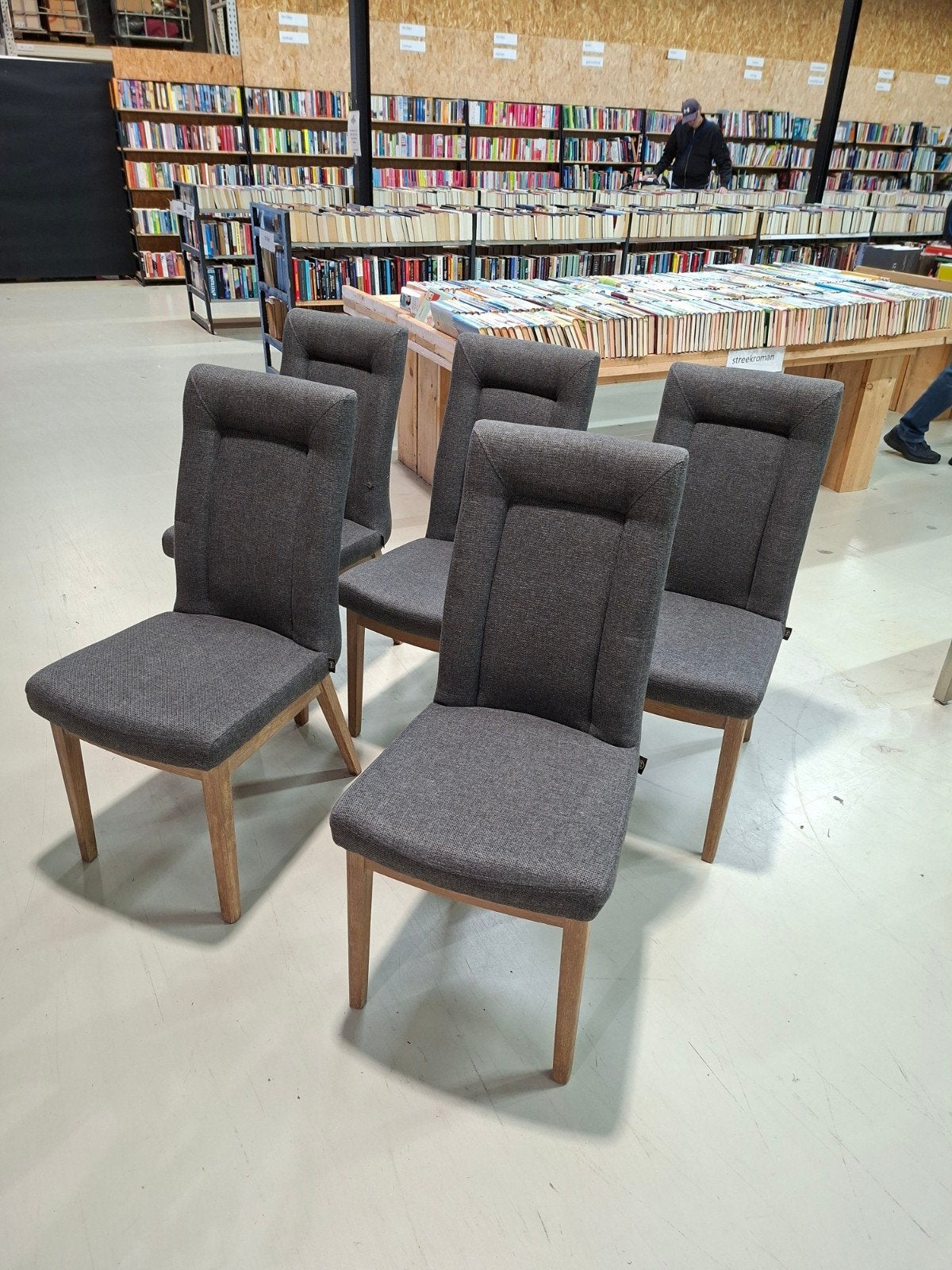 Henders & Hazel eetkamerstoelen - 5 stuks, Hout, Onbekend, Ophalen of Verzenden, Zo goed als nieuw