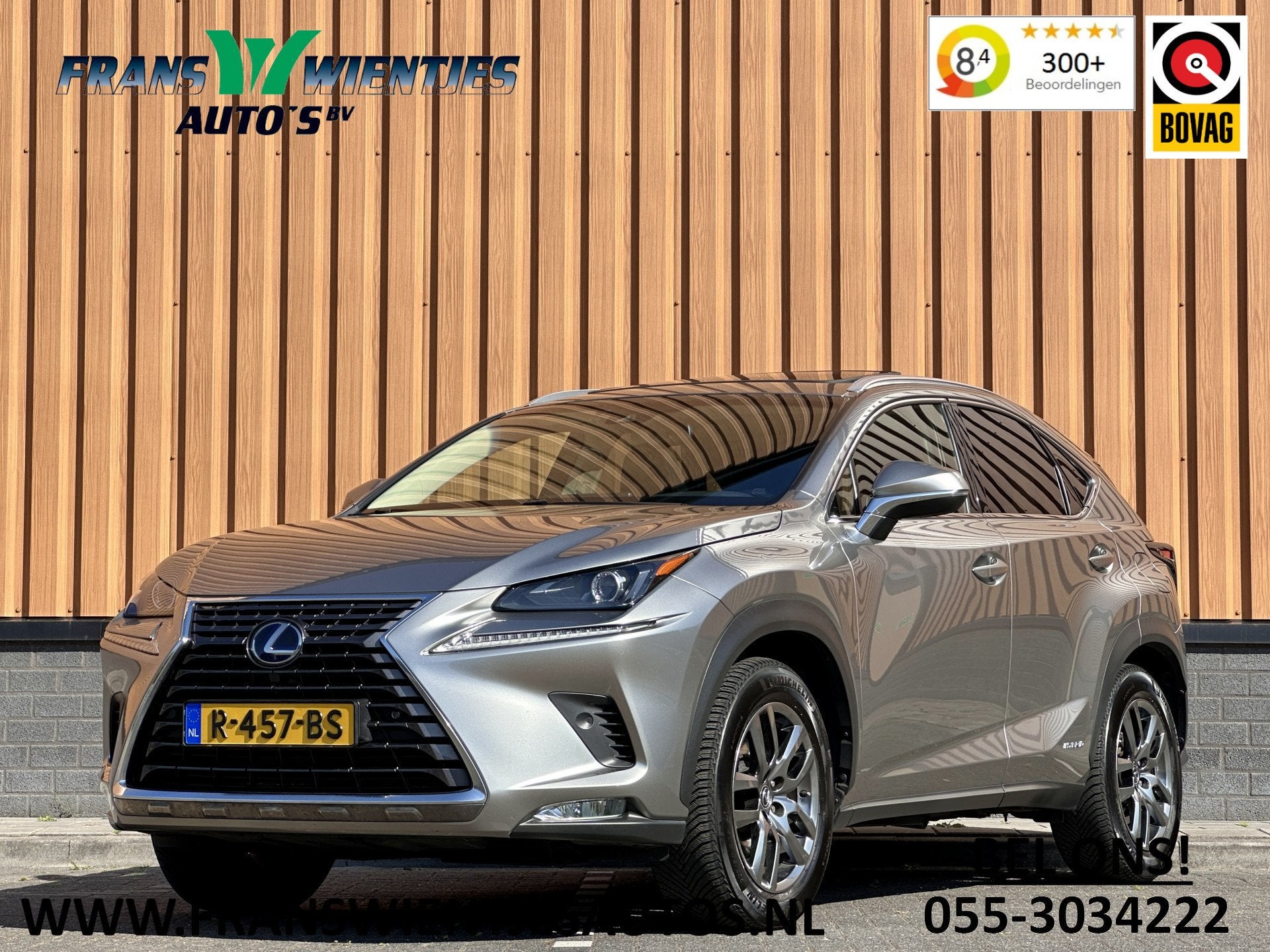 Lexus NX 300h AWD Luxury Line | Schuif/Kanteldak | Cruise Co, Automaat, Gebruikt, 1760 kg, Leder
