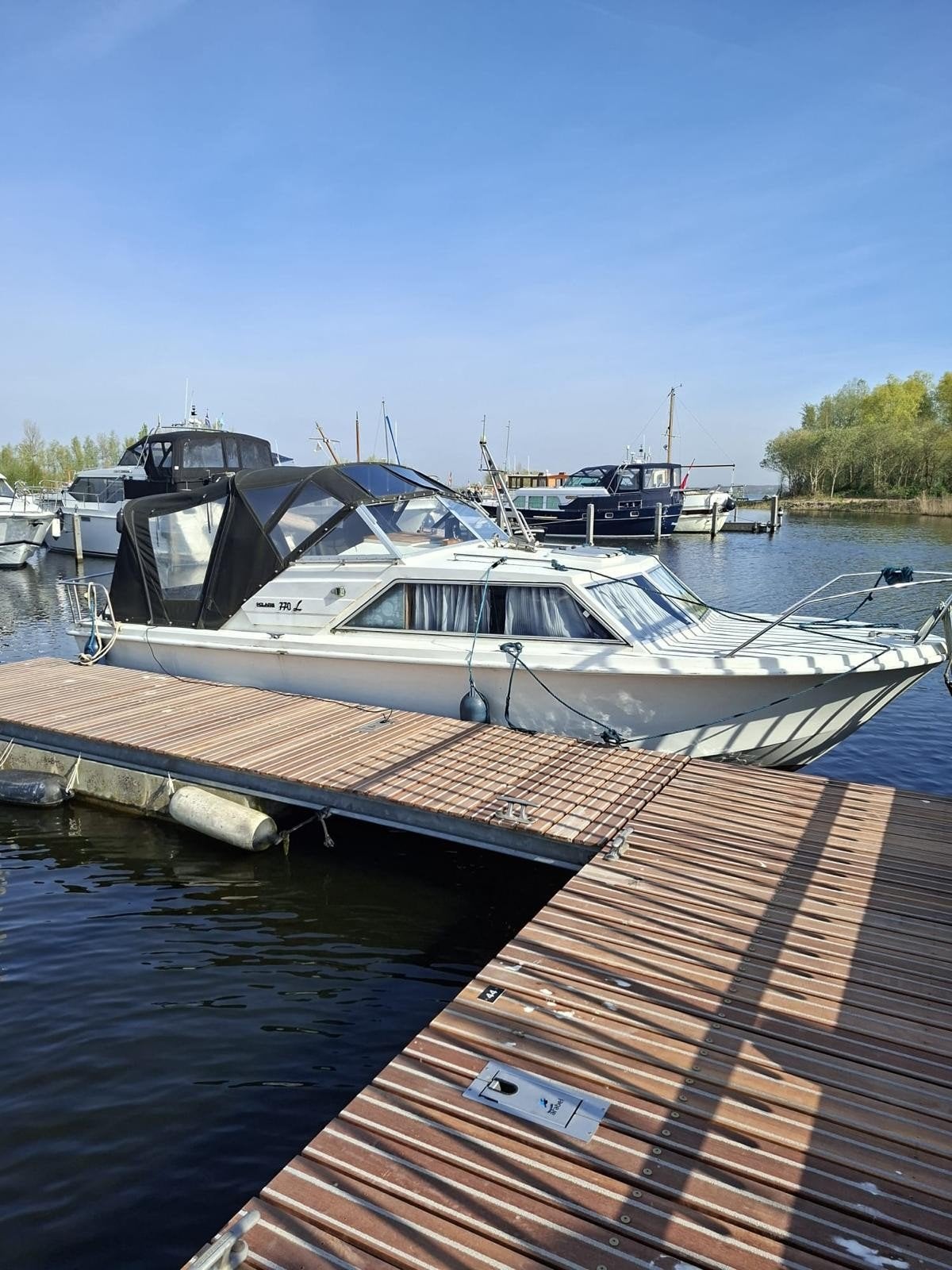 polaris 770 motorboot polyesterboot benzine €5750, Ophalen, Polaris, Benzine