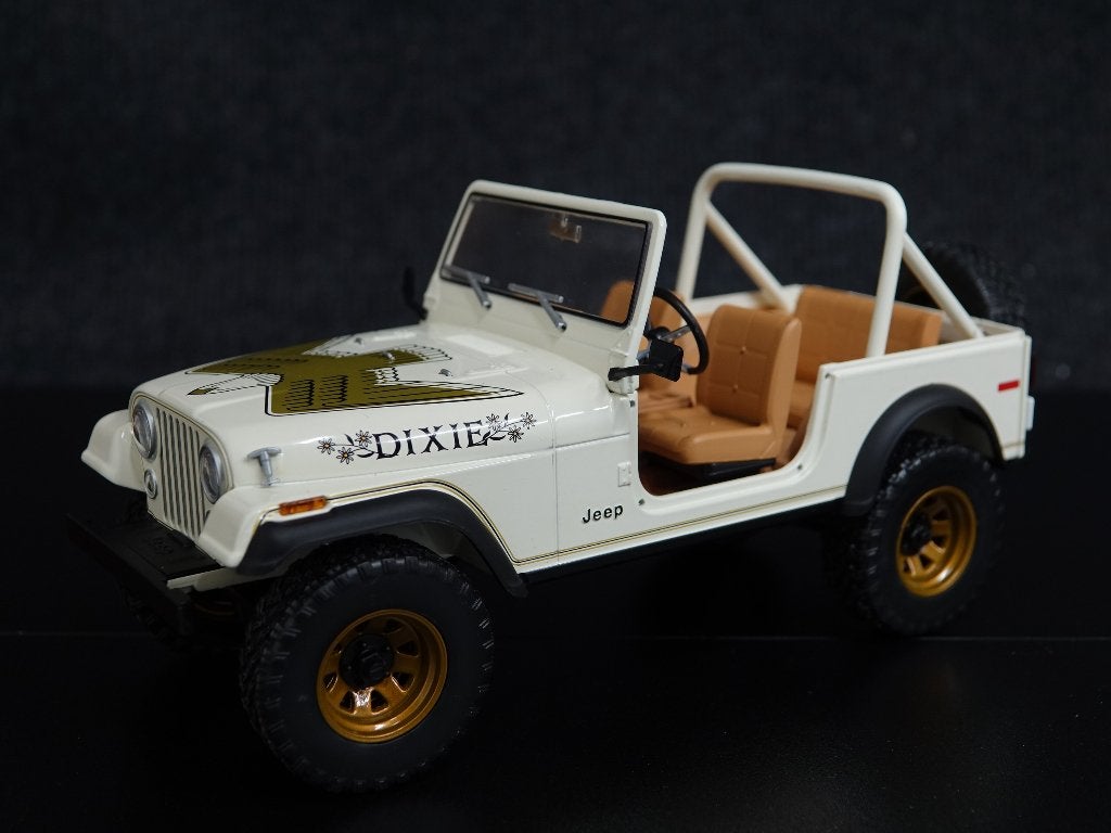 Greenlight 1:18 1979 Jeep CJ-7 Dixie Dukes of Hazzard, Overige merken, Auto, Nieuw, Ophalen of Verzenden
