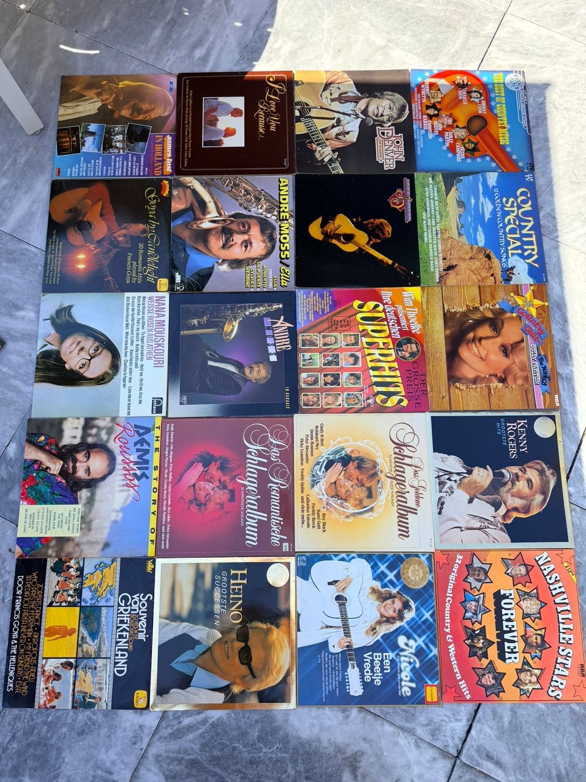Grote collectie vinyl platen - Pop, Rock, Schlager, LP, Gebruikt, Pop, Ophalen of Verzenden