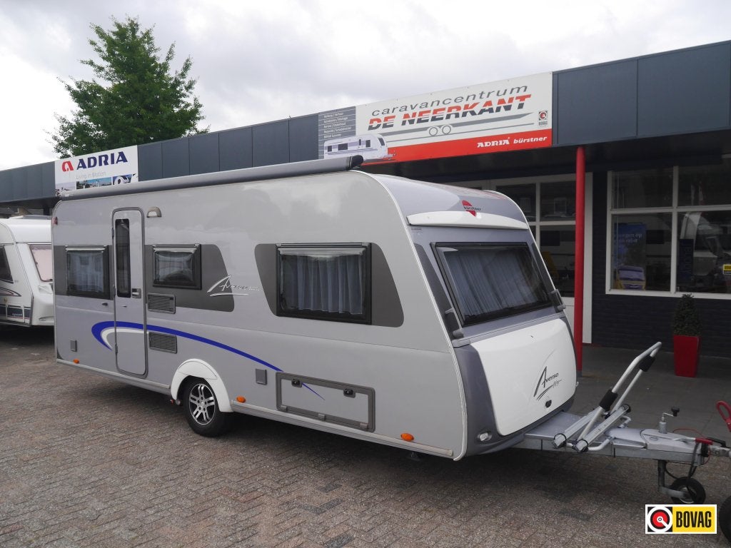 Bürstner Averso Fifty 500 TL 2 aparte bedden, Schokbreker, Rondzit, Bedrijf, Bürstner