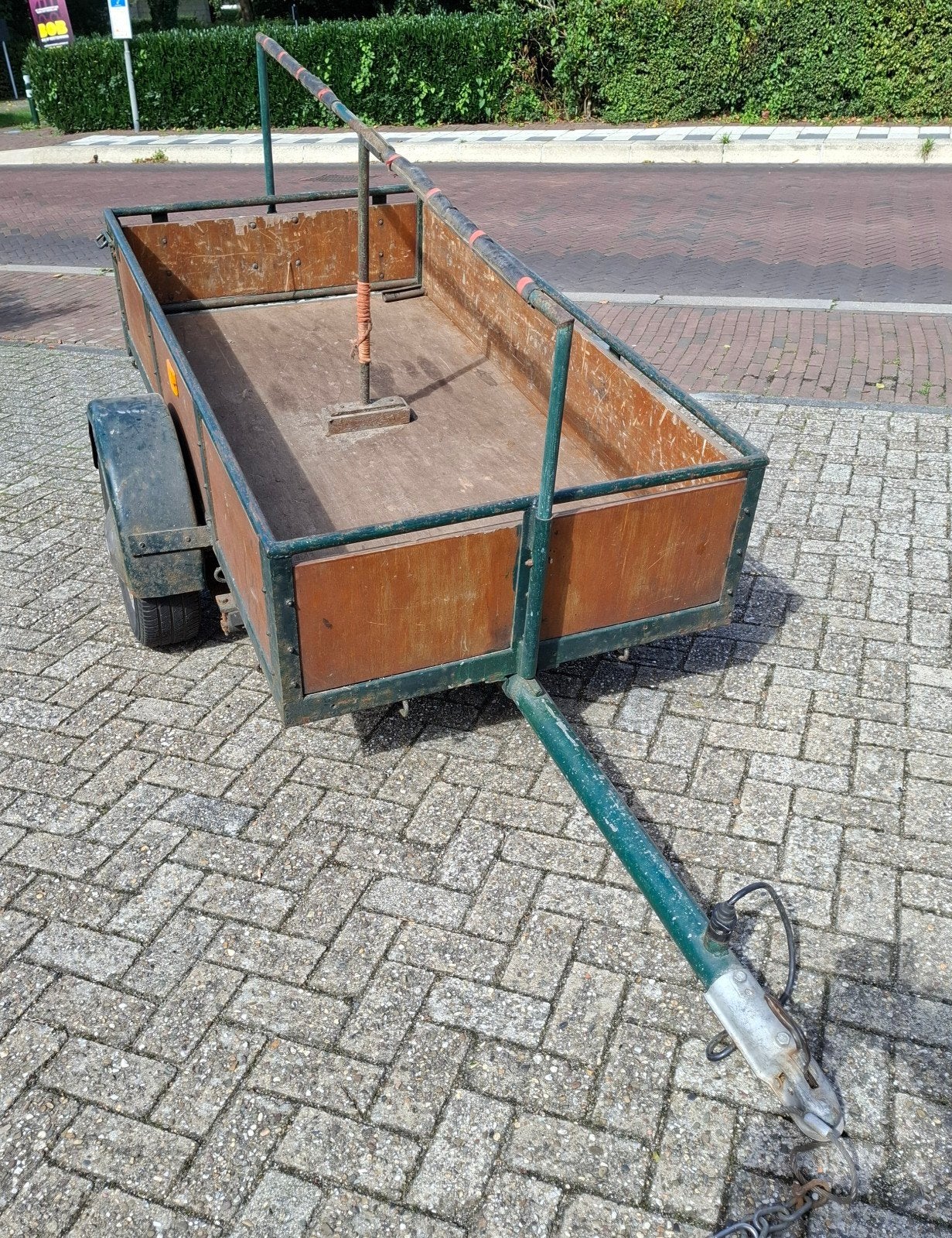 Aanhanger geschikt voor (brom)fietsen, Ophalen, Gebruikt