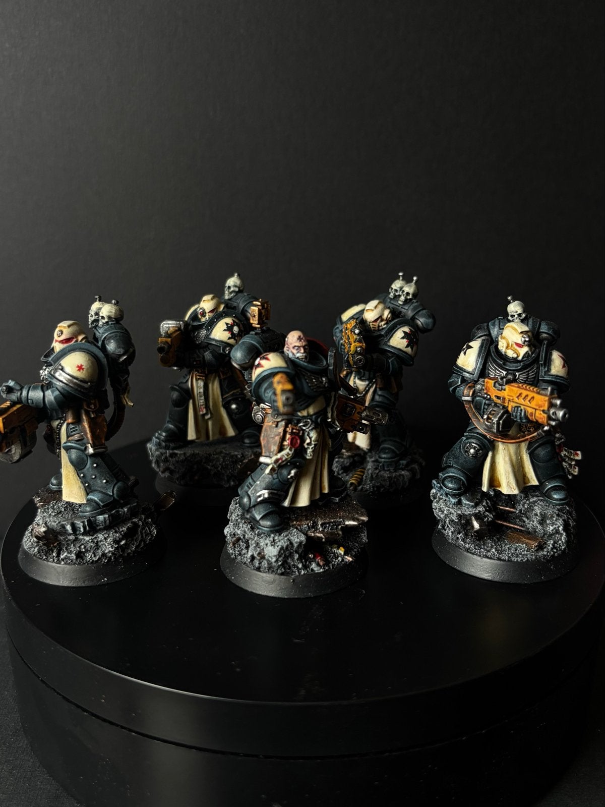 Black Templar Sternguard Veteran Squad - Pro Painted, Ophalen of Verzenden, Gebruikt