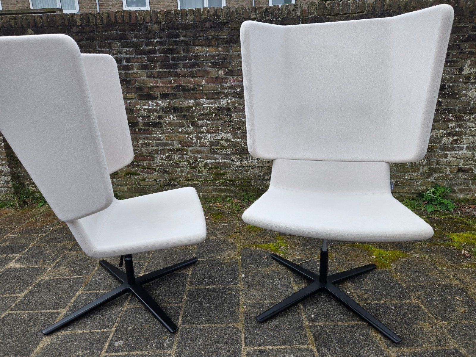 2 akoestische Belfauteuils Design oorfauteuil NIEUWSTAAT, Ophalen, Zo goed als nieuw