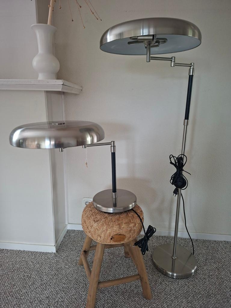 Design vloer en tafellamp Vintage Ikea Grimsö, Ophalen, Minder dan 100 cm