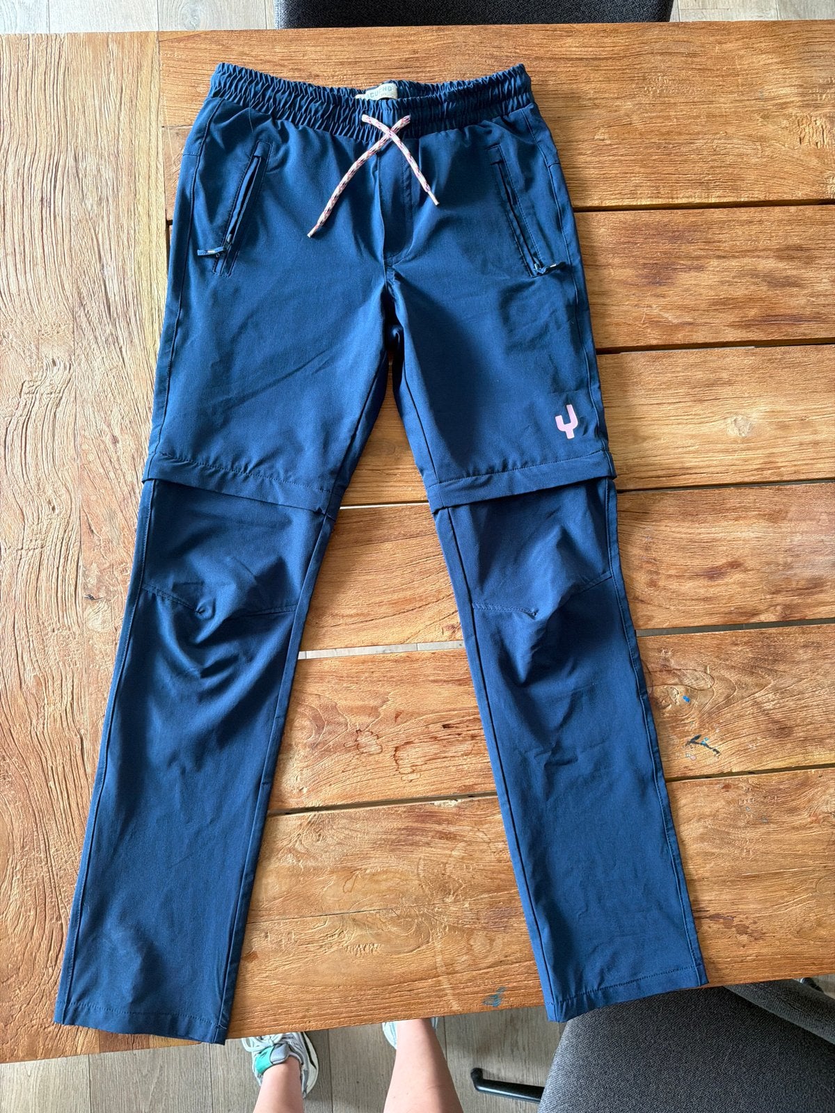 Ayacucho afritsbroek blauw, lang en smal model, Verzenden, Gedragen, Blauw, Lang
