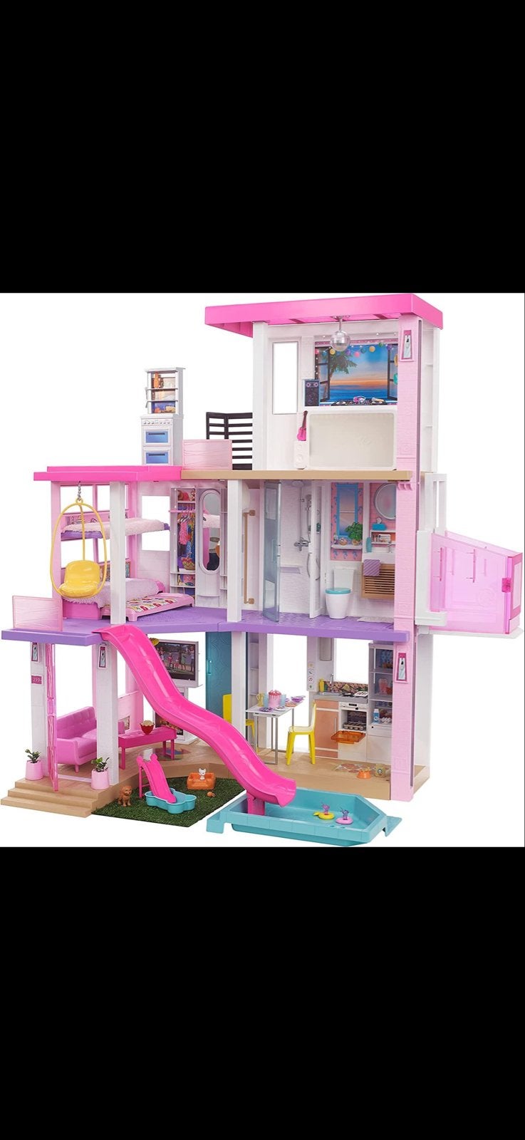 Barbie DreamHouse 2021 XXL, Ophalen, Zo goed als nieuw, Poppenhuis