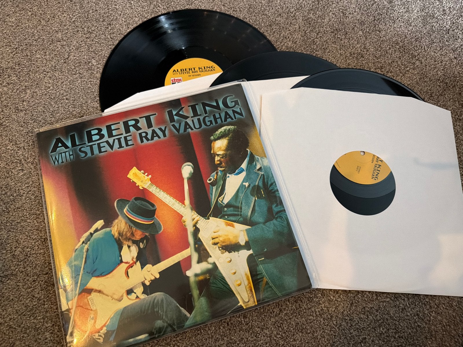 Albert King with Stevie Ray Vaughan - In Session LP, Ophalen of Verzenden, Zo goed als nieuw, Dubbel-LP, 12 inch