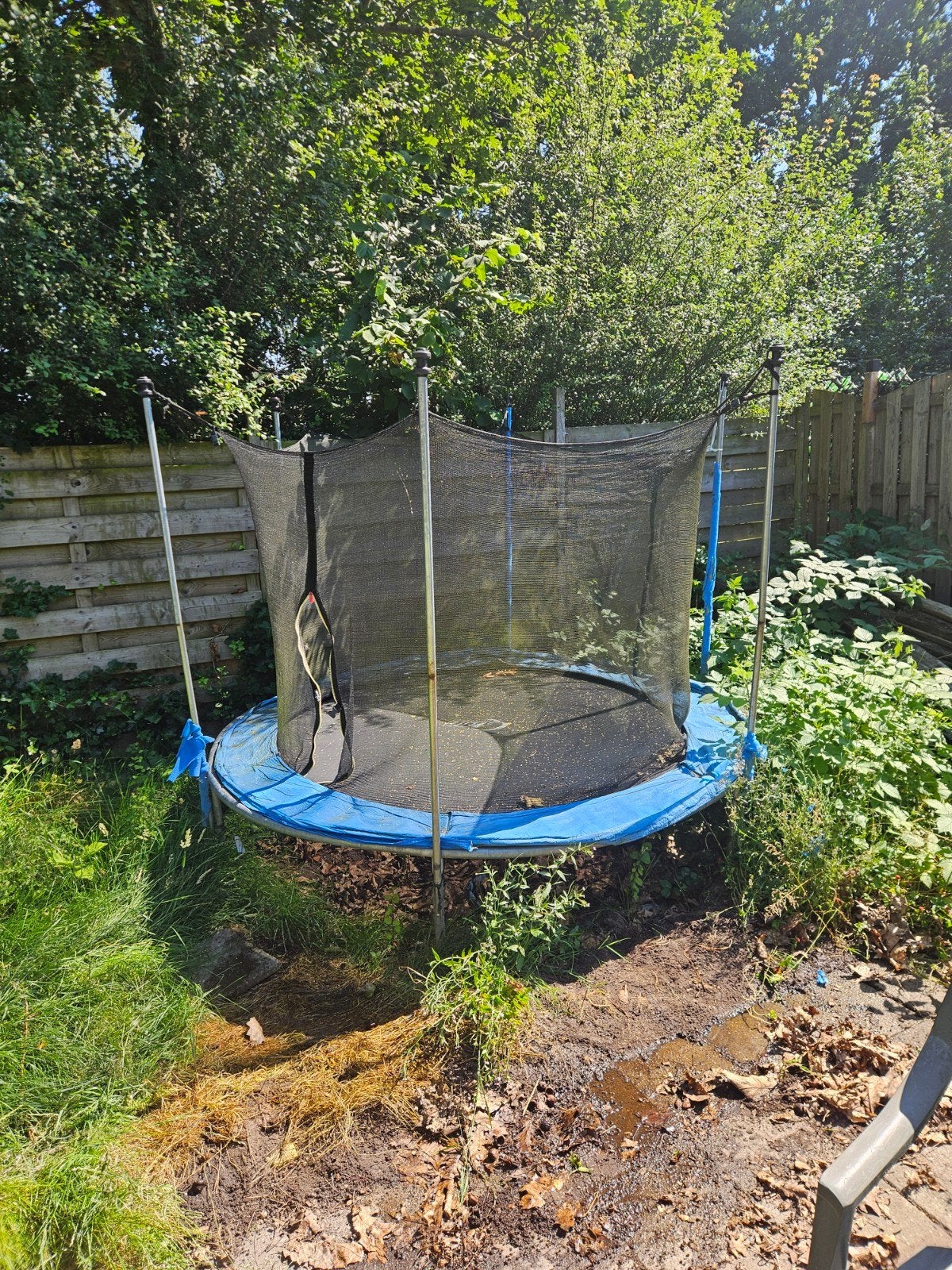 Trampoline, Kinderen en Baby's, Speelgoed | Buiten | Trampolines, Ophalen, Gebruikt