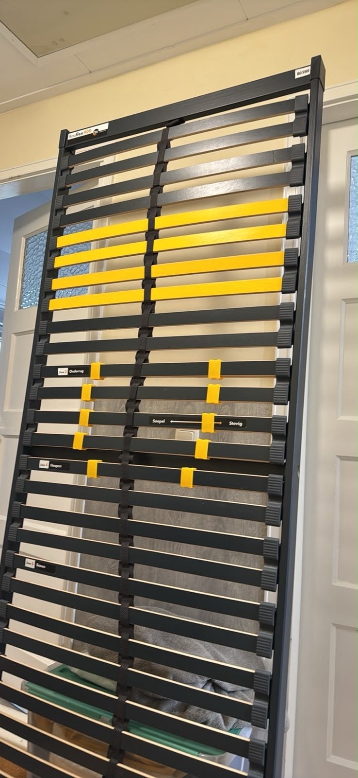2x Bossflex 400 lattenbodem 80x200 cm, Huis en Inrichting, Slaapkamer | Matrassen en Bedbodems, Ophalen, Eenpersoons, Zo goed als nieuw