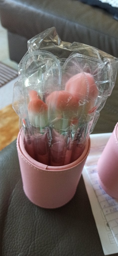 make up kwasten in etui, Ophalen, Nieuw, Roze