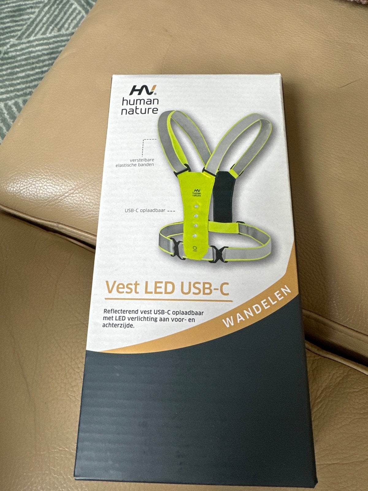 Human Nature LED USB-C Reflecterend Vest - Nieuw, Overige merken, Overige typen, Nieuw, Ophalen of Verzenden