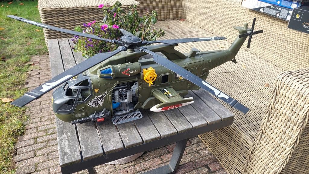 Soldier Force Air Command Combat Copter - Grote Helikopter, Kinderen en Baby's, Speelgoed | Speelgoedvoertuigen, Gebruikt, Ophalen