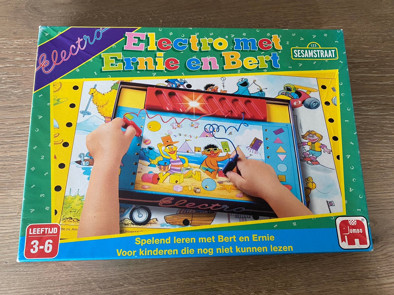 Sesamstraat Bert & Ernie spel Electro (merk Jumbo), Een of twee spelers, Ophalen of Verzenden, Zo goed als nieuw