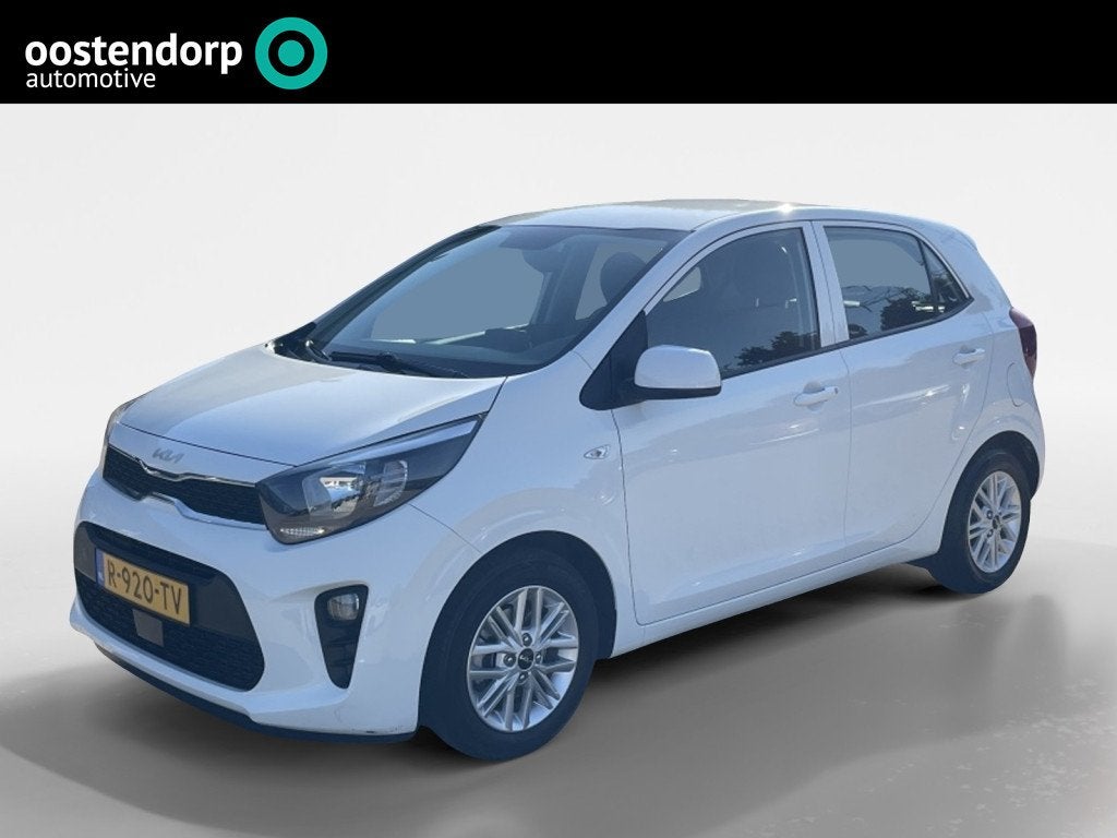 Kia Picanto 1.0 DPi DynamicLine AUTOMAAT | Camera | Navi Via, Automaat, Gebruikt, 4 stoelen, Wit