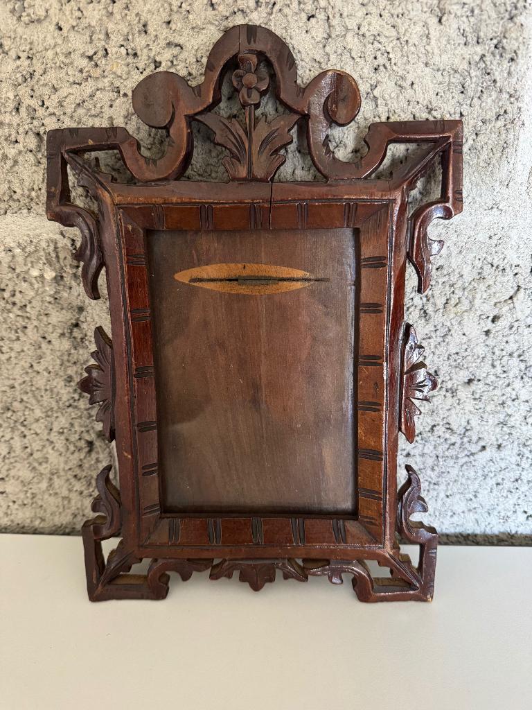 Antieke houten fotolijst., Huis en Inrichting, Woonaccessoires | Lijsten, Minder dan 50 cm, Ophalen of Verzenden, Zo goed als nieuw
