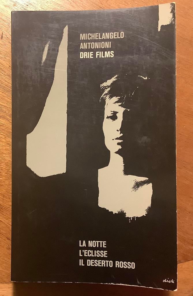 michelangelo antonioni: drie films, scenario’s, Verzenden, Zo goed als nieuw, Filmspecifiek