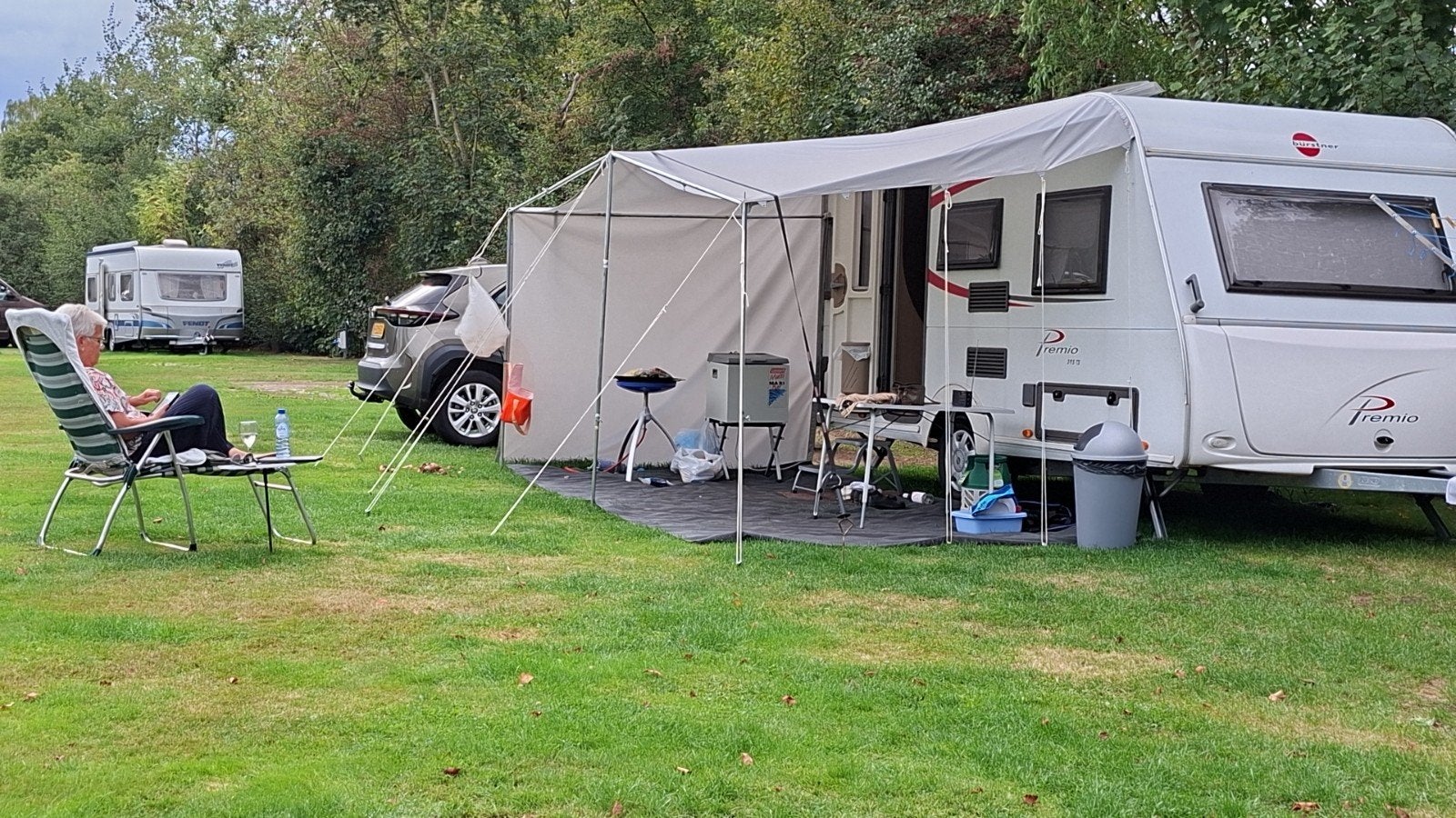 schuifluivel voor caravan 3.95 meter, Caravans en Kamperen, Ophalen