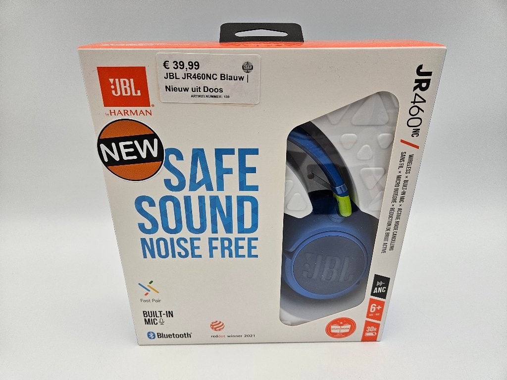 JBL JR460NC Blauw | Nieuw uit Doos