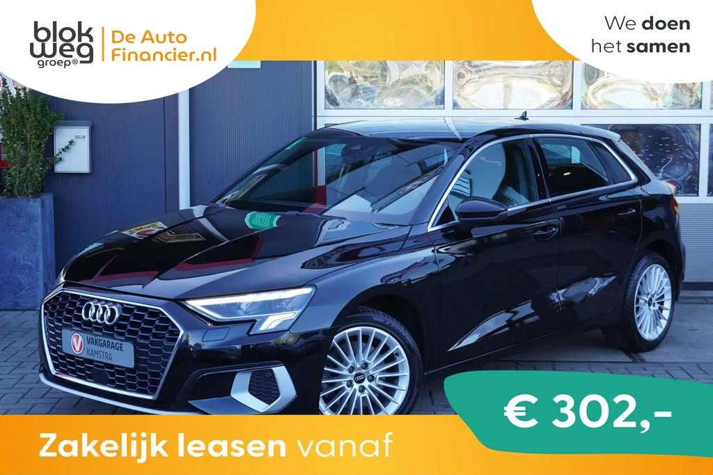 Audi A3 Sportback 30 TFSI NAP Navi/Clima/Cruise € 21.950,0, Automaat, Gebruikt, Zwart, Origineel Nederlands