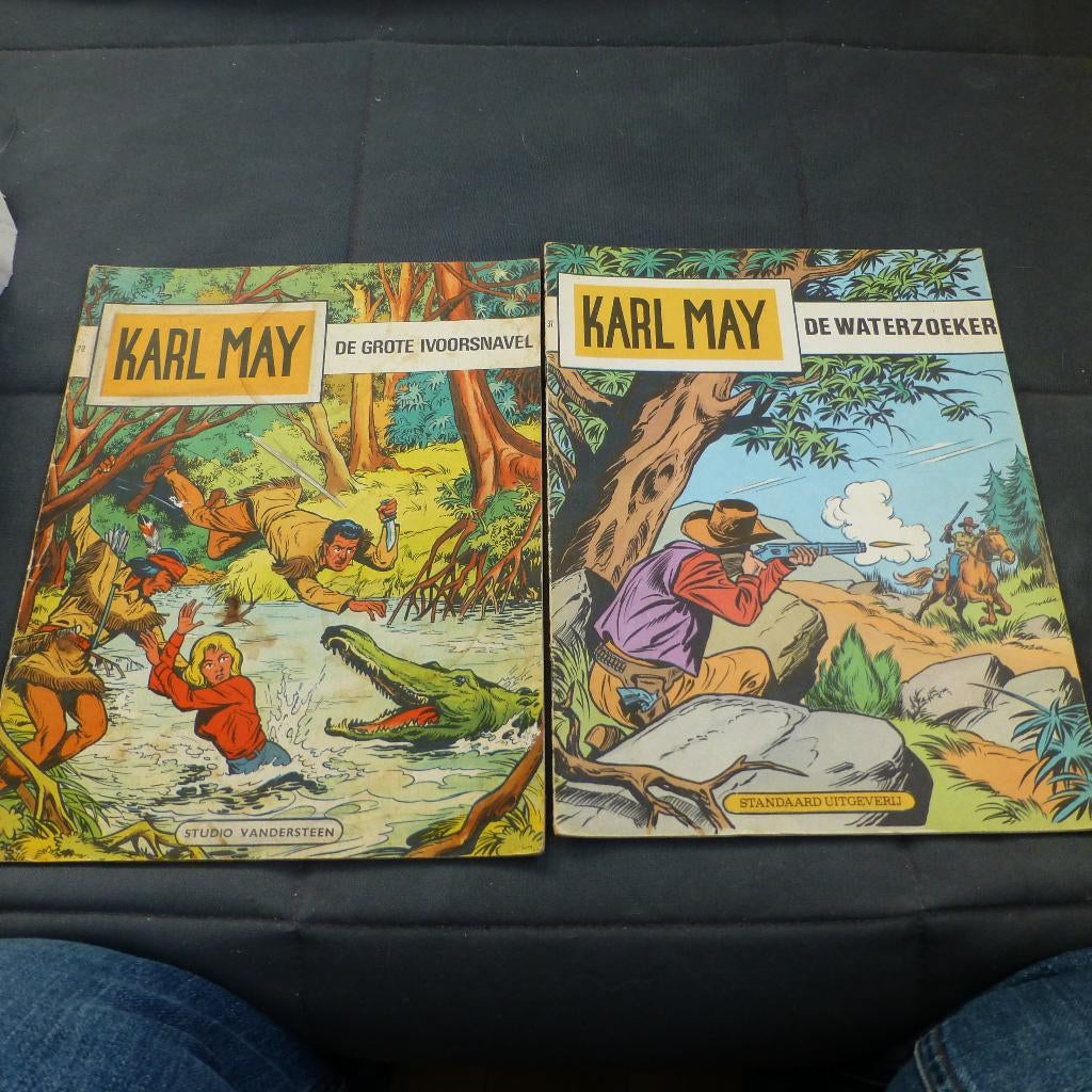 Stripboeken van Karl May, Meerdere stripboeken, Ophalen of Verzenden, Gelezen